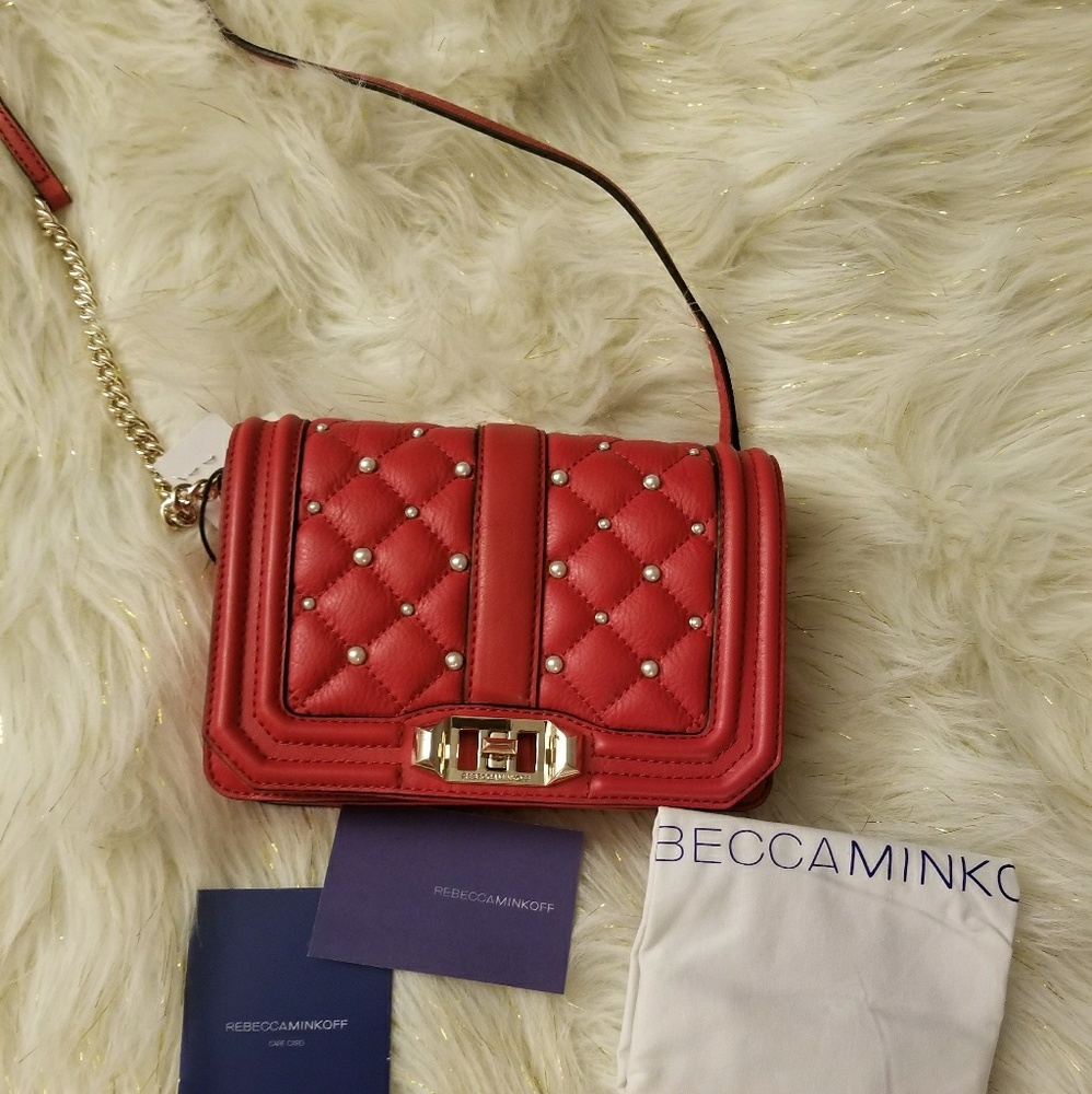 NWT Rebecca Minkoff small love crossbody